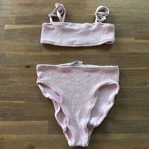 Youswim Aplomb high waist two piece GUC discontinued light pink color